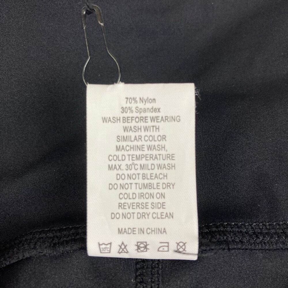 Zyia Active NWT Black Slash Luxe High Rise 7/8 24” Leggings Shredded sz 16-18 - Picture 11 of 11